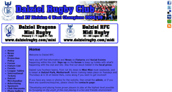 Desktop Screenshot of dalzielrugby.com