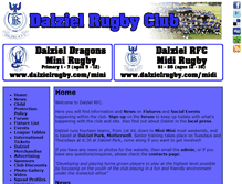 Tablet Screenshot of dalzielrugby.com